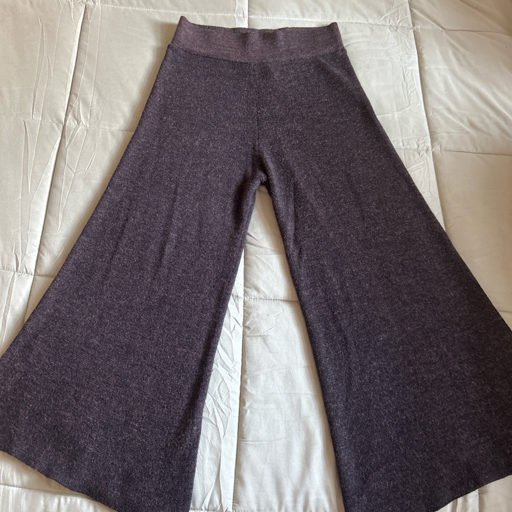 Women's Wide-Leg Yarn Pants